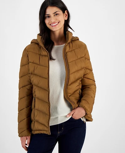 Charter Club Women's Packable Hooded Puffer Coat