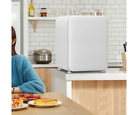Slickblue 2.4 Cubic Feet Compact Refrigerator Auto Defrost Mini Fridge Reversible Door-White