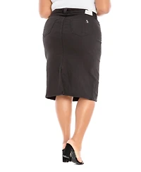 Slink Jeans Plus Denim Skirt