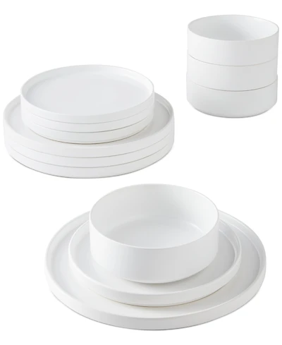 The Cellar Aaden Matte Stackable 12-Pc. Dinnerware Set Service for 4, Exclusively at Macy's