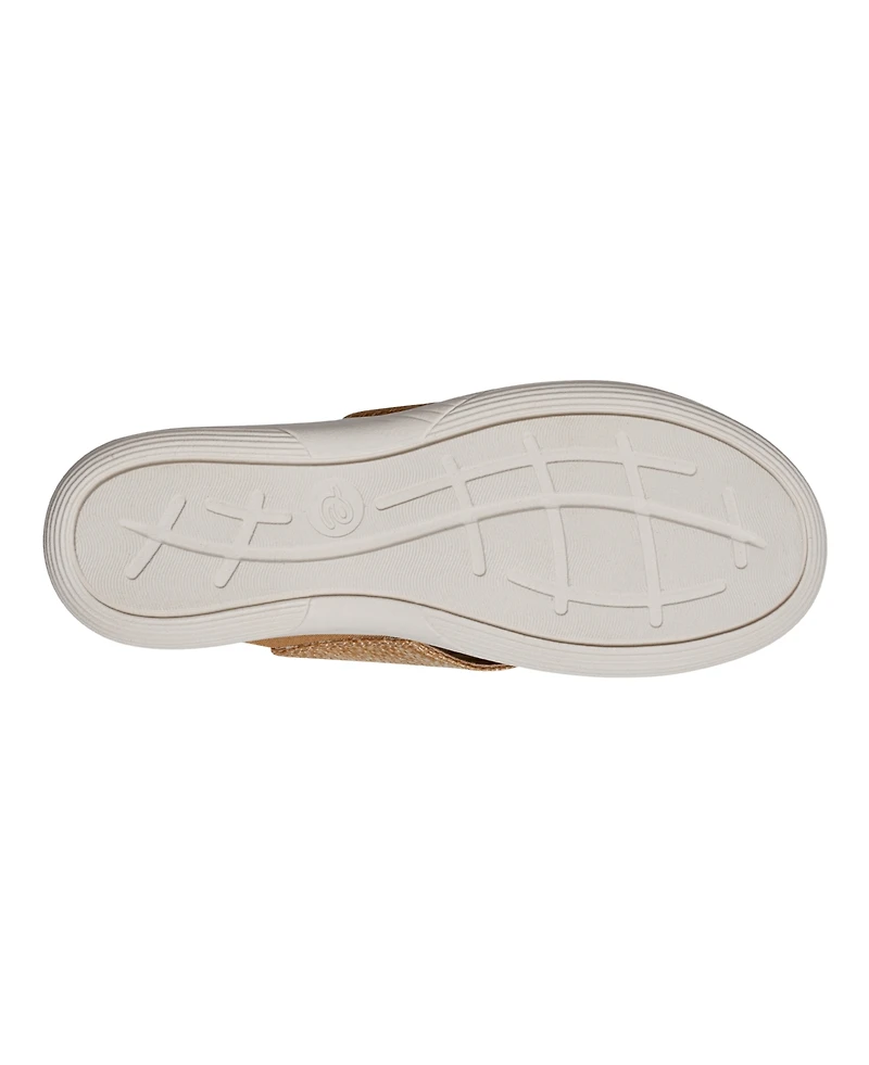 Easy Spirit Women's Bindie Crisscross Lightweight Wedge Sandals