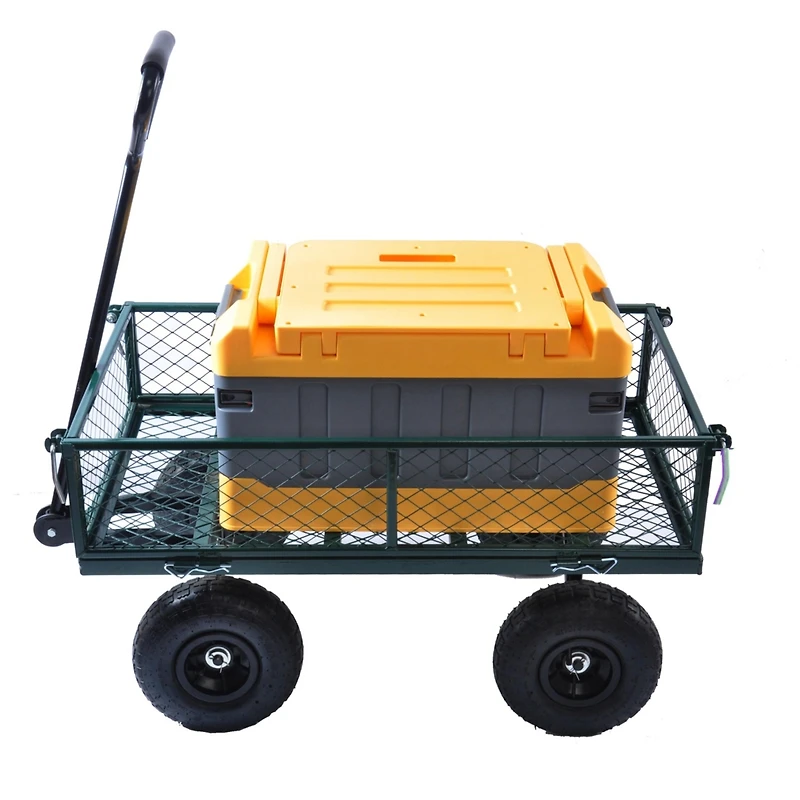 Streamdale Garden Cart for Effortless Firewood Transport (Green)