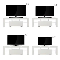 Streamdale Led Tv Stand with Base Cabinet