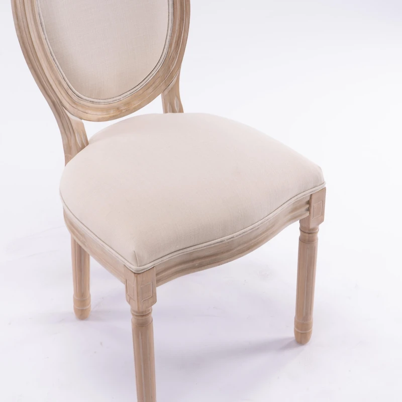 Streamdale Vintage Linen Dining Chair, Set of 2
