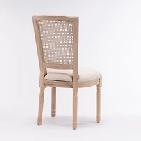 Streamdale Antique French Style Dining Chairs, Set of 2