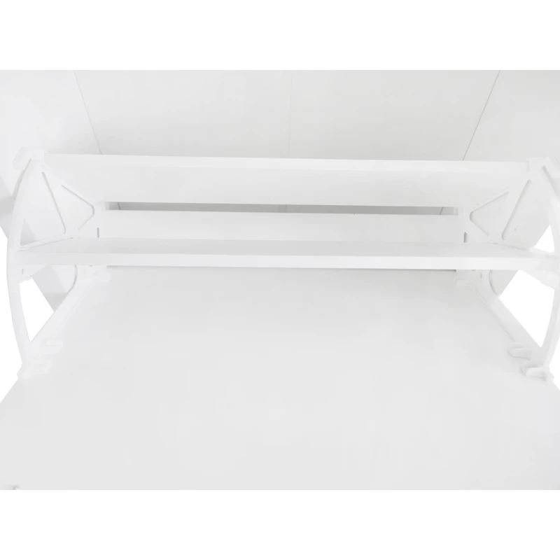 2-Drawer Entryway Shoe Organizer, Wood Grain Top
