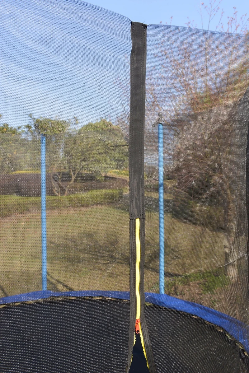 Streamdale 12 Ft Trampoline Outside Safety Net With Basketball Hoop