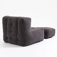 Streamdale Furniture Bean bag and ottoman set for adults and kids