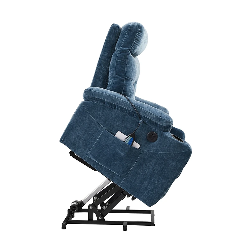 Streamdale Furniture Electric Power Lift Recliner with Massage & Heat