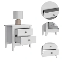 Streamdale Furniture Windsor 2-Drawer Nightstand