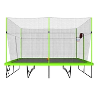Streamdale 10ft x 17ft Rectangular Trampoline with Powder-Coated Steel