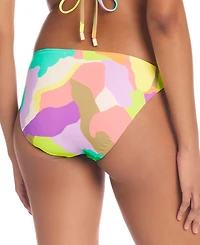 Sanctuary Women's Tunnel-Trim Side-Tie Bikini Bottoms