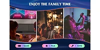 Streamdale Rgb Led Tv Console With Storage, Dimmable Lights