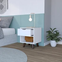 Simplie Fun Nightstand Carleen, Bedroom, White