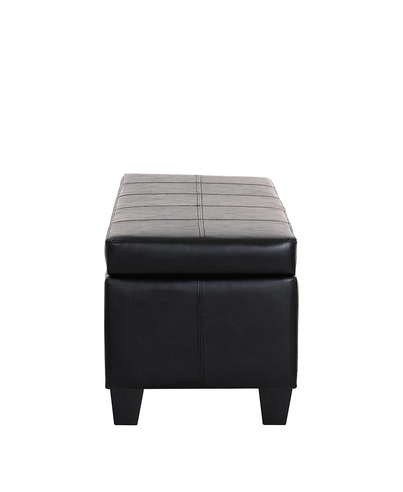 WestinTrends 42" Storage Ottoman Bench for Living Room Bedroom