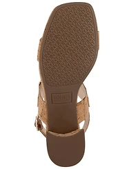 Jones New York Women's Yahssa Buckled Block Heel Dress Sandals