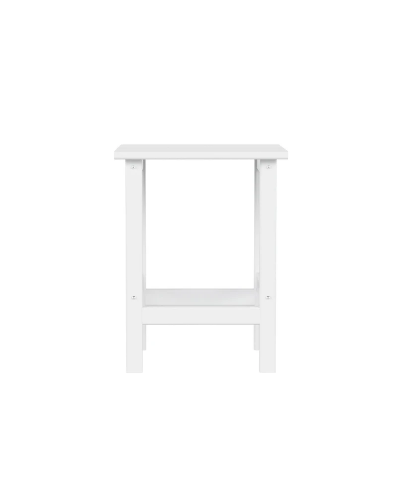 All-Weather Outdoor Patio Poly Adirondack Side Table
