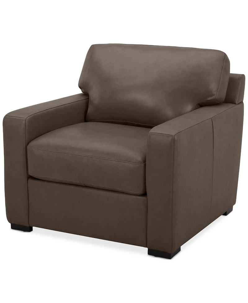Radley 38" Leather Chair, Created for Macy's