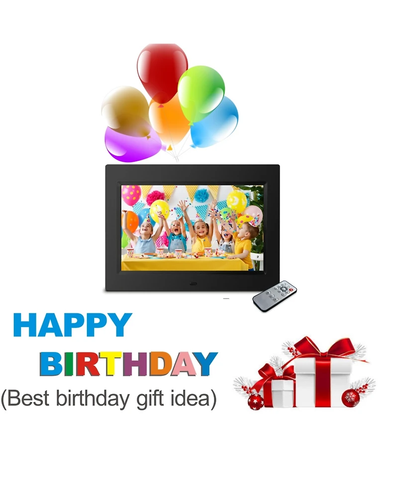 Eco4Life 10.1" Digital Photo Frame with Remote Control