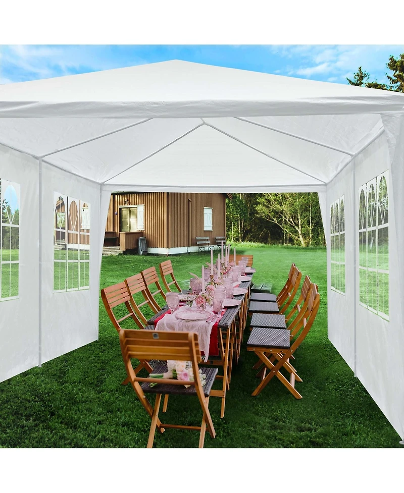 10' x 20' Party Wedding Tent Canopy Outdoor Heavy Duty Pavilion Cater Event White