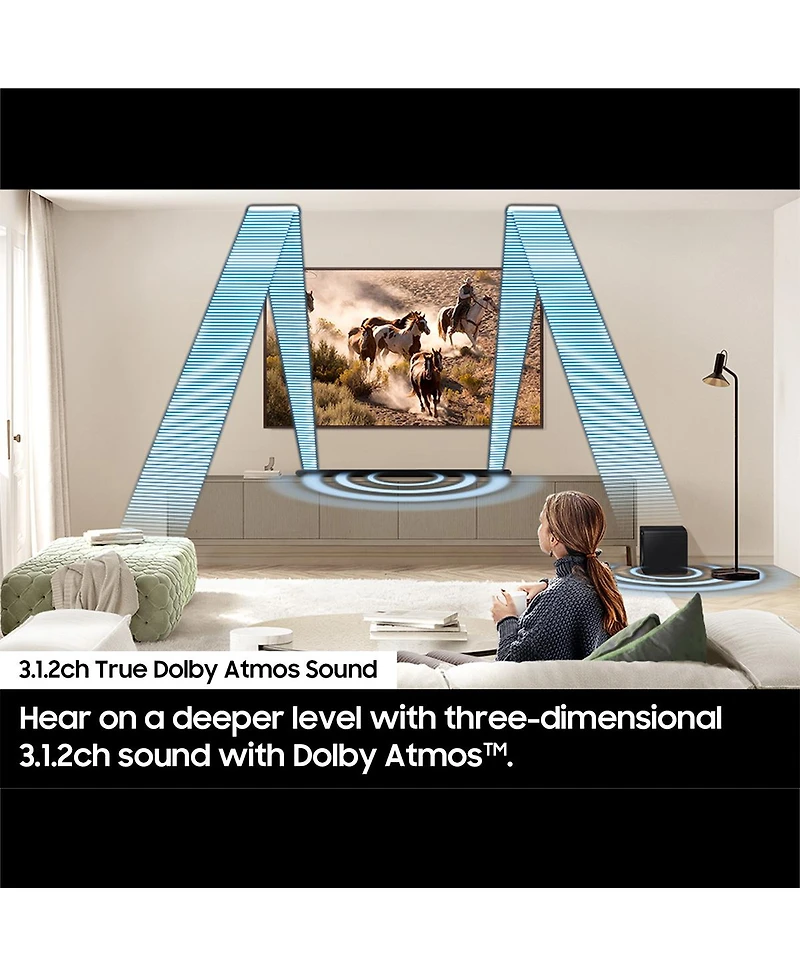 Samsung Hw-S800D 3.1.2-Channel Soundbar with Wireless Subwoofer (Black)