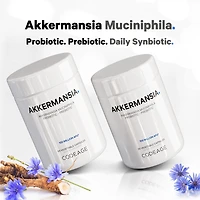 Codeage Akkermansia Muciniphila Probiotic Supplement - 3-Month Supply of Akkermansia Probiotic & Chicory Inulin