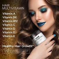Codeage Hair Vitamins 10000 mcg Biotin, Keratin, Collagen, Vitamin A, B12, C, D3, E, Zinc, Turmeric, Probiotics, Enzymes, Inositol