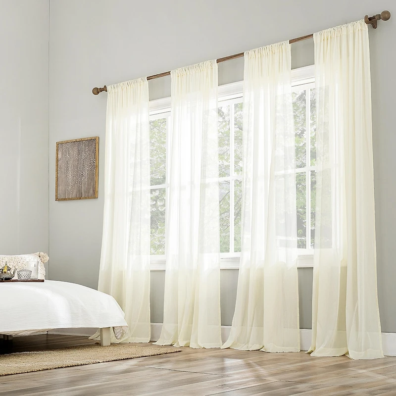 100% Cotton Sheer Curtain