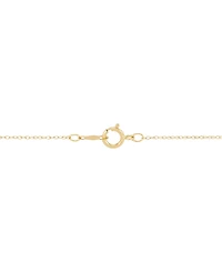 Honora Cultured Freshwater Pearl (8mm) & Diamond (1/10 ct. t.w.) Ribbon 18" Pendant Necklace in 14k Gold