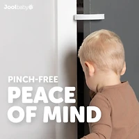 Jool Baby Toddler Jool Door Pinch Guards (6 Pack) – Slam Preventer – Babyproof Doors to Avoid Pinched Fingers & Door Slamming, Keep Pets