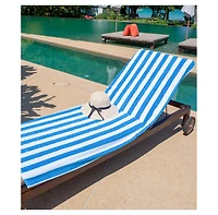 California Cabana Beach Towel (4 Pack, 30x70 in.), Striped, Soft Ringspun Cotton, Oversized Pool