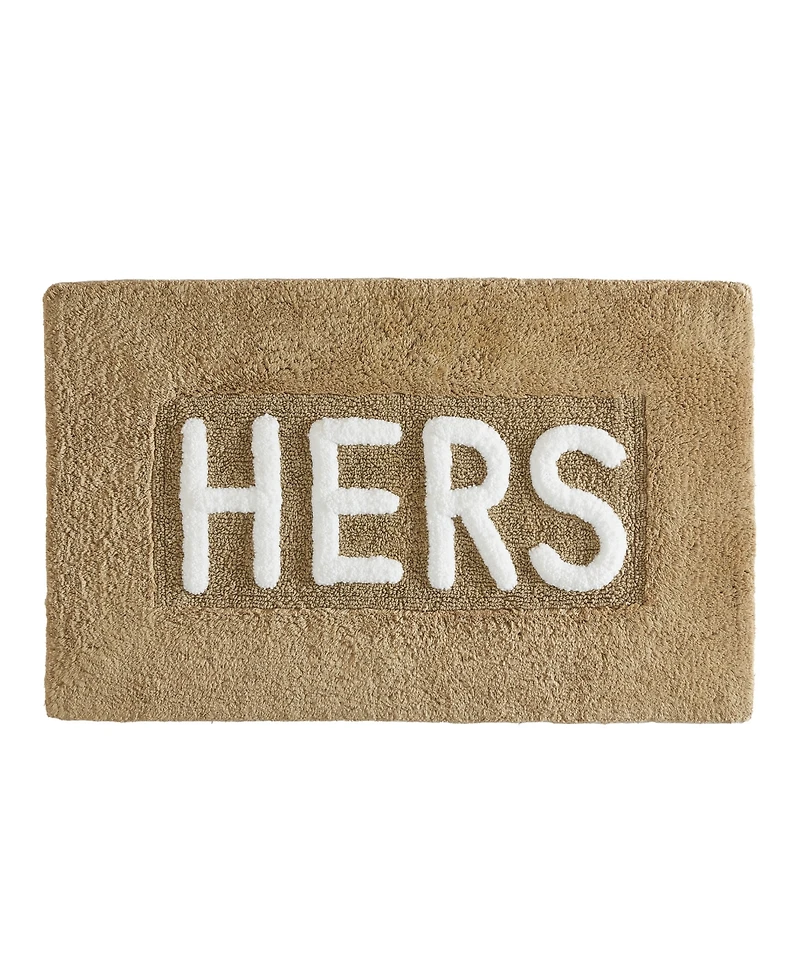 Jean Pierre Hers Cotton Bath Rug, 21" x 34"