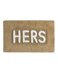 Jean Pierre Hers Cotton Bath Rug, 21" x 34"