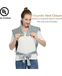 Caromio Weighted Electric Heating Pad for Neck and Shoulders, 22"x33"