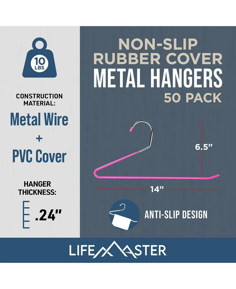 Lifemaster Metal Pants Hanger Set