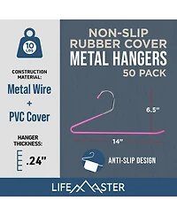 Lifemaster Metal Pants Hanger Set