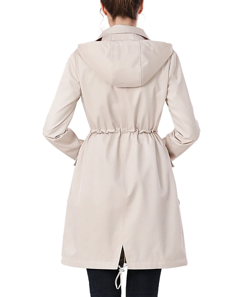 kimi + kai Women's Bella Water Resistant Hooded Anorak Coat