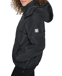 Karl Lagerfeld Paris Women's Hooded Puffer Coat