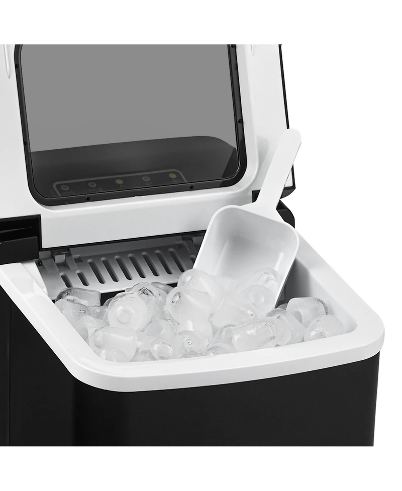 Newair 26 lbs. Countertop Bullet Ice Maker in Black