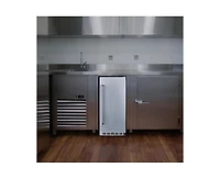 Newair 15" 3.2 Cu. Ft. Commercial Stainless Steel Built-in Beverage Refrigerator, Weatherproof and Outdoor Rated