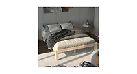 Slickblue Queen Size 14 Inch Wooden Bed Mattress Frame