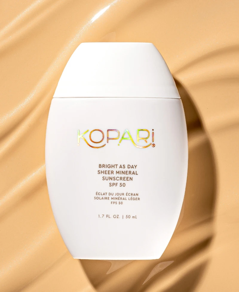 Kopari Beauty Bright As Day Sheer Mineral Sunscreen Spf 50, 1.7 oz.