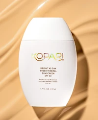 Kopari Beauty Bright As Day Sheer Mineral Sunscreen Spf 50, 1.7 oz.