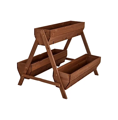 Slickblue Vertical Raised Garden bed with 3 Wooden Planter Boxes