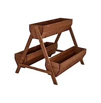 Slickblue Vertical Raised Garden bed with 3 Wooden Planter Boxes