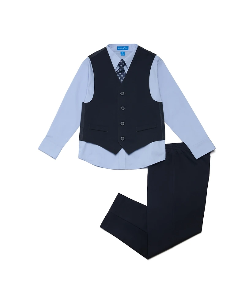 Haggar Little Boys Washable 4 Piece Vest Set