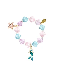 Tiny Treats + Zomi Gems Girls Mermaid Seashell Fashion Bracelet Set
