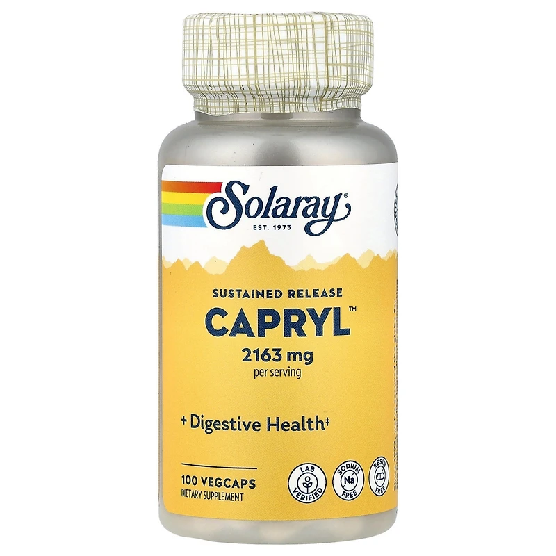 Solaray Capryl - 100 VegCaps