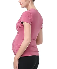 kimi + kai Maternity V-Neck Nursing Active Tee