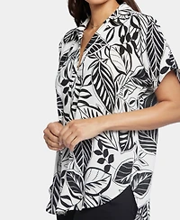 Nydj's Short Sleeve Becky Blouse Top